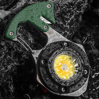 Cob Rechargable Keychain Light - W5142 - Orange