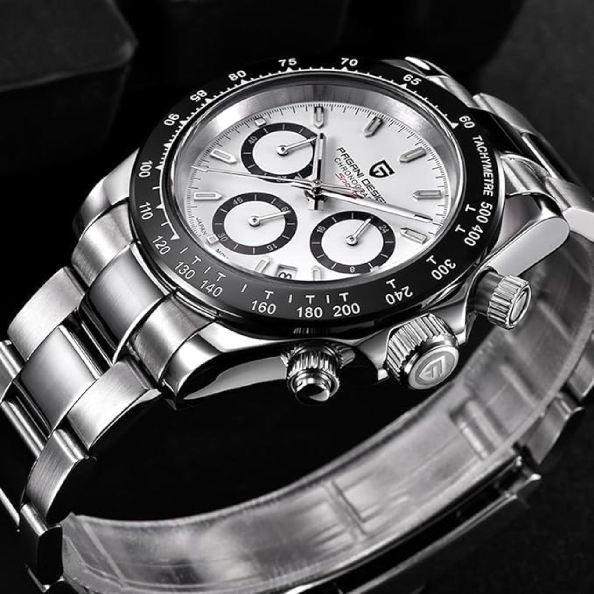 PAGANI DESIGN Men’s Chronograph Sport Watch – White