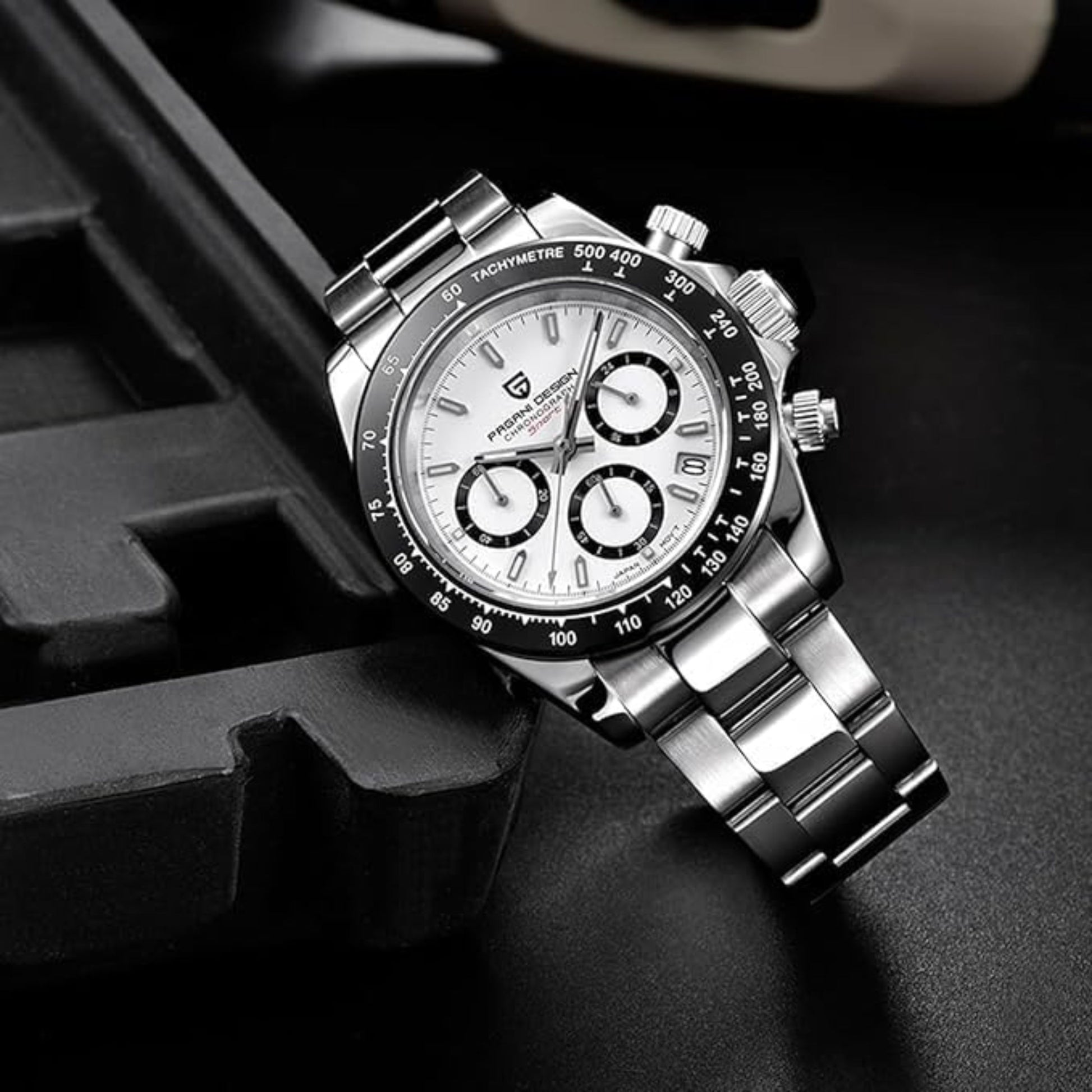 PAGANI DESIGN Men’s Chronograph Sport Watch – White