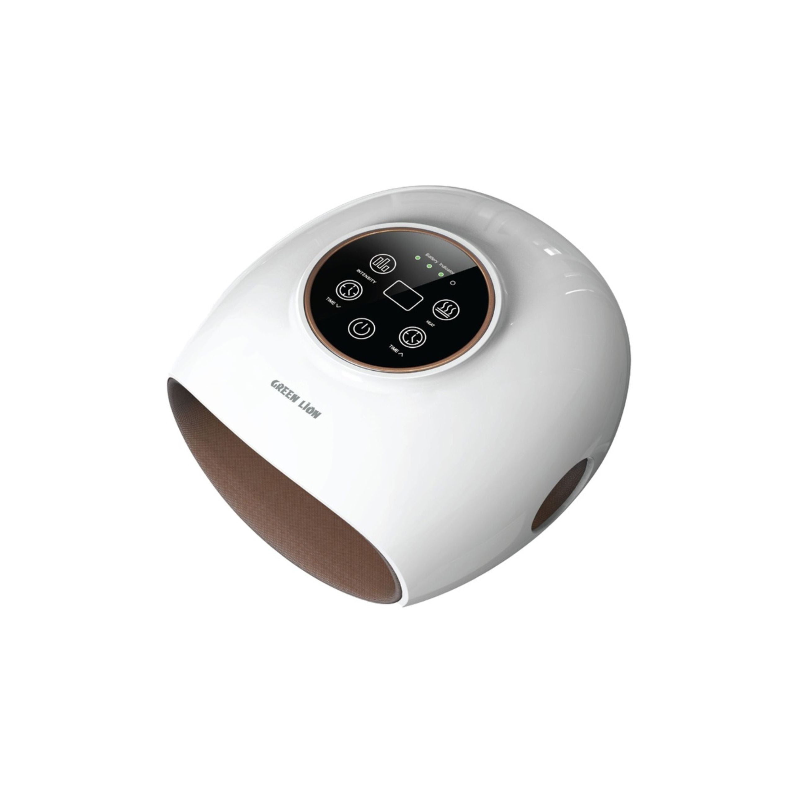 Green Lion Mini Hand Massager - White