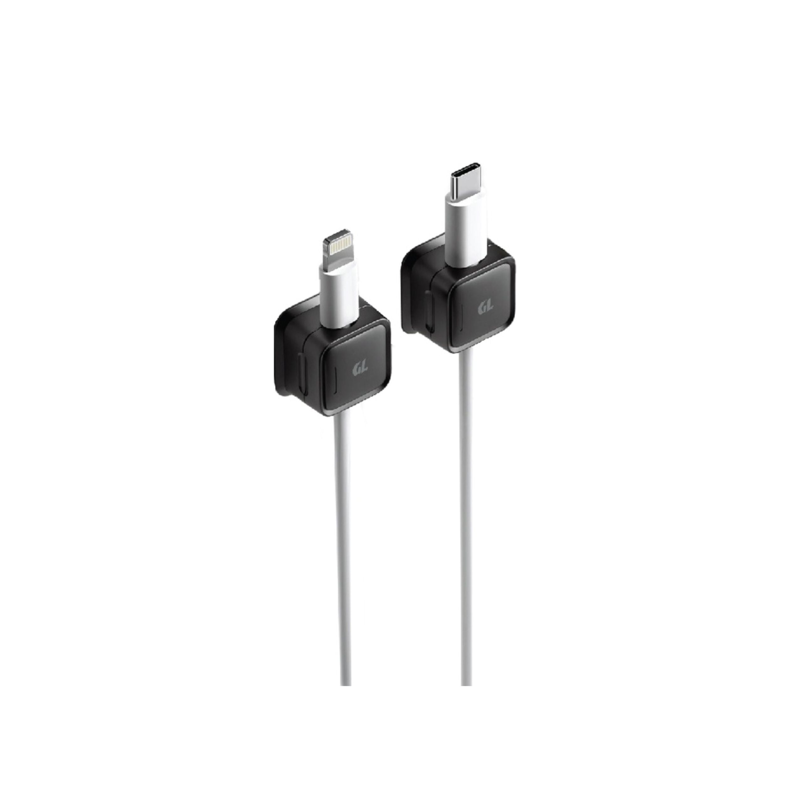 Green Lion Magnetic Clip Cable Organizer 10 pcs Set - Black