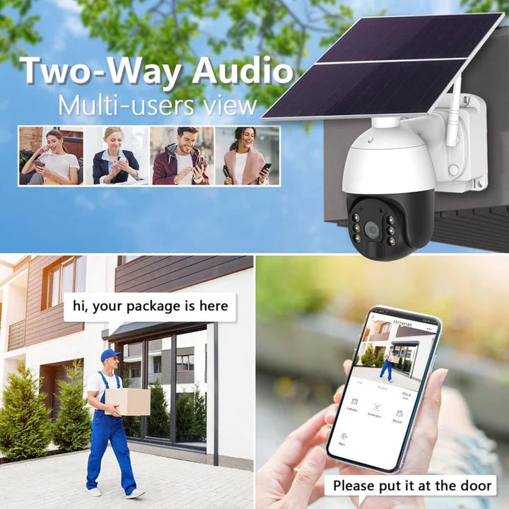 Crony HD Solar PTZ Camera - 4G