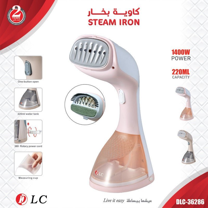 DLC Garment Steamer 1400W DLC-36286 - Cream White