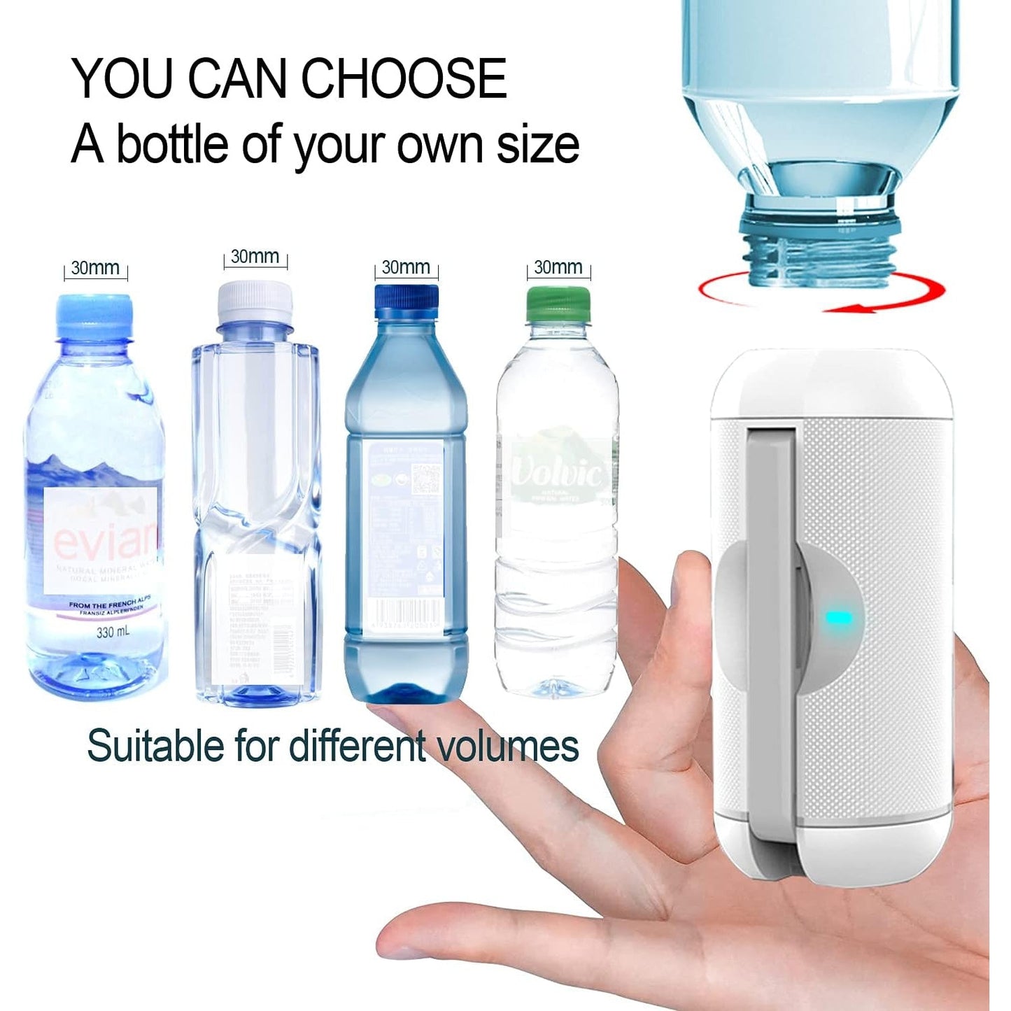 DLC Pocket Travel Bidet Sprayer SH-8114 - White