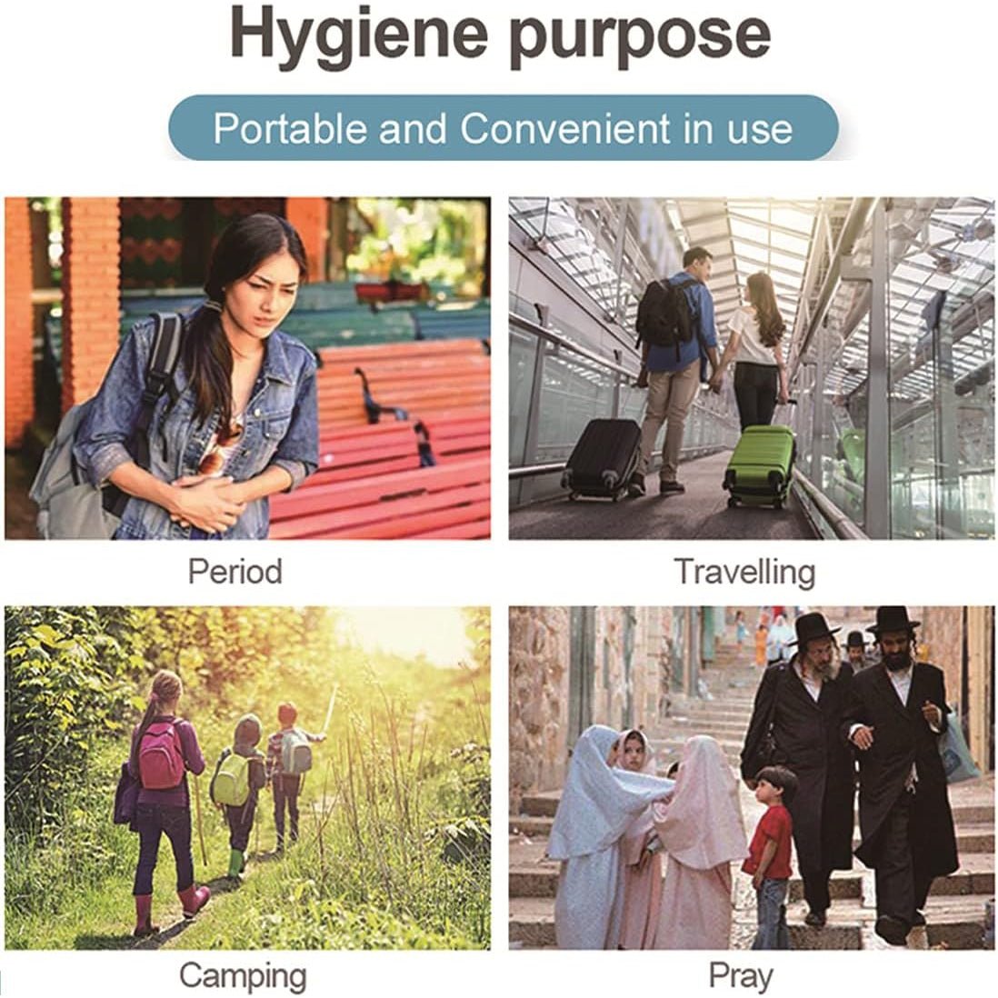 DLC Pocket Travel Bidet Sprayer SH-8114 - White