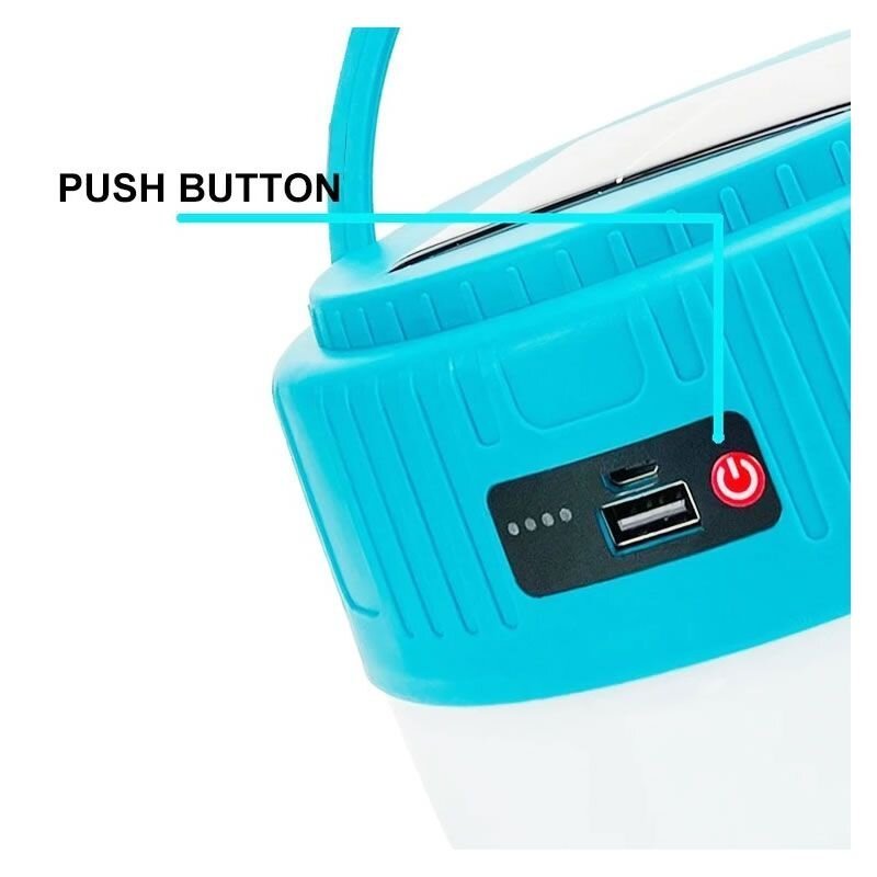 DLC Solar Emergency Charging Lamp DLC-32815 - Blue