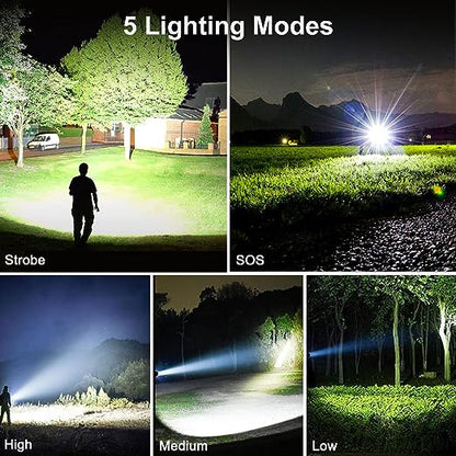 DLC Strong Light Flashlight DLC-32820 - Black