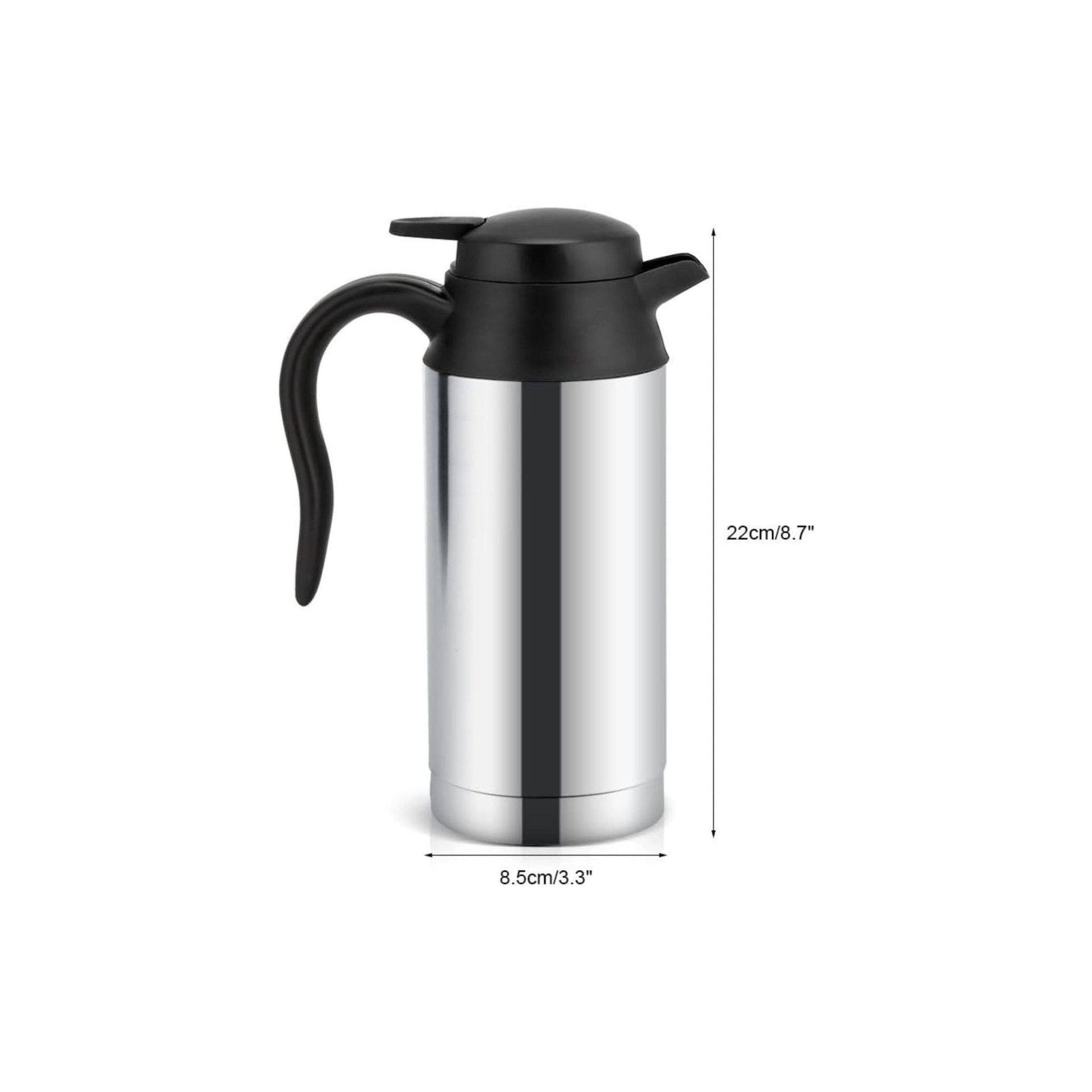 DLC Traveller Kettle 750ml HT2251 - Silver&Black