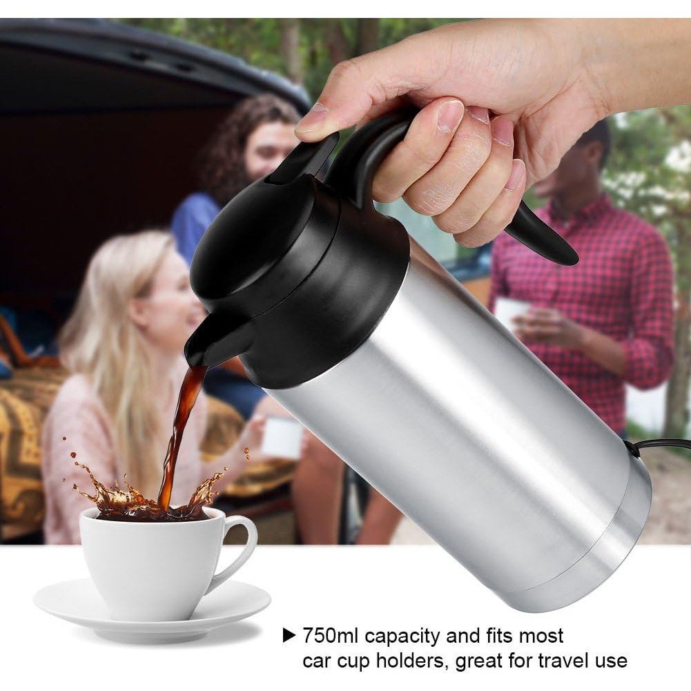 DLC Traveller Kettle 750ml HT2251 - Silver&Black