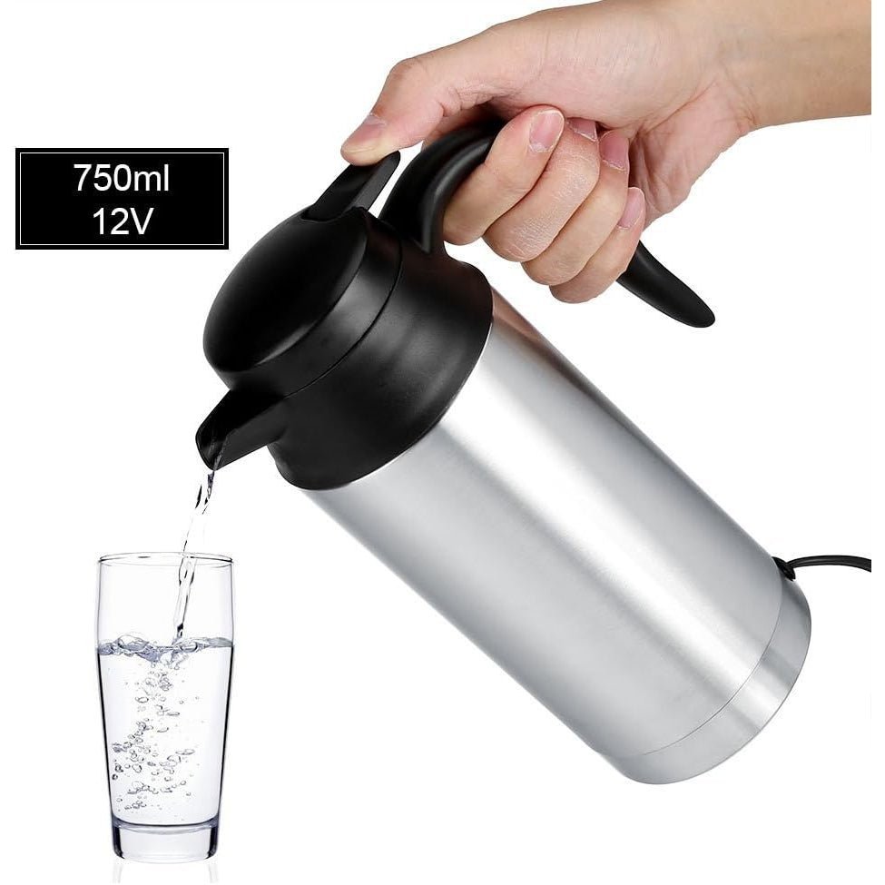 DLC Traveller Kettle 750ml HT2251 - Silver&Black