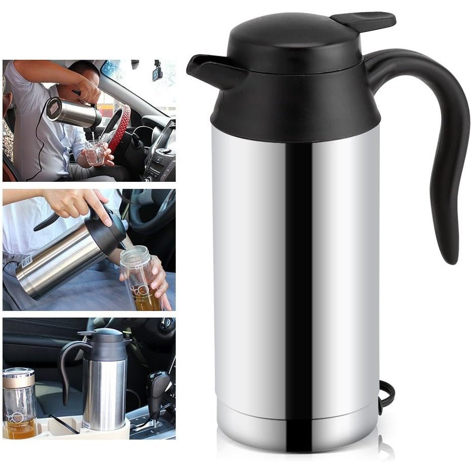DLC Traveller Kettle 750ml HT2251 - Silver&Black