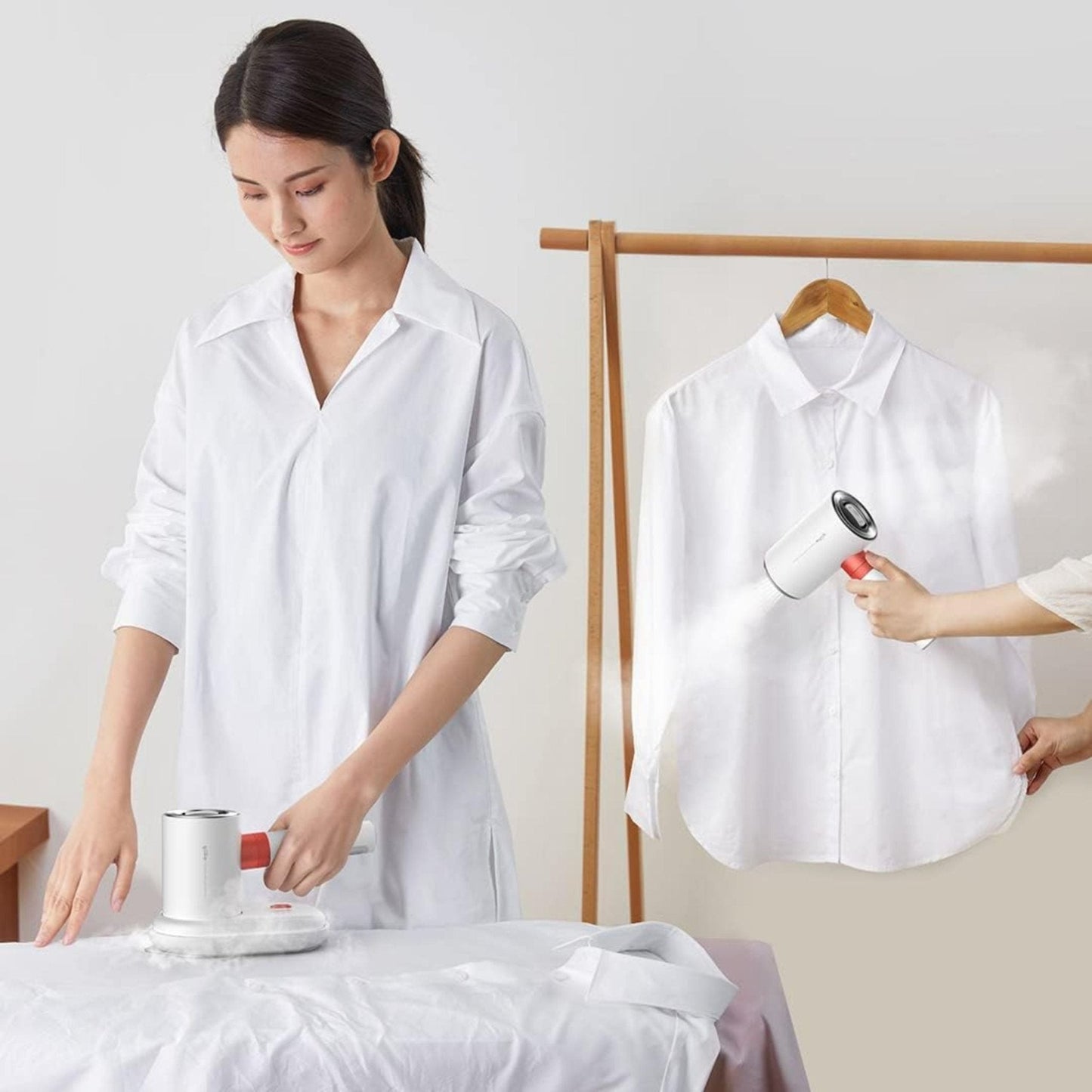 Deerma 2 in 1 Wireless Multifunctional Steam Ironing and Garment Steamers Machine HS218