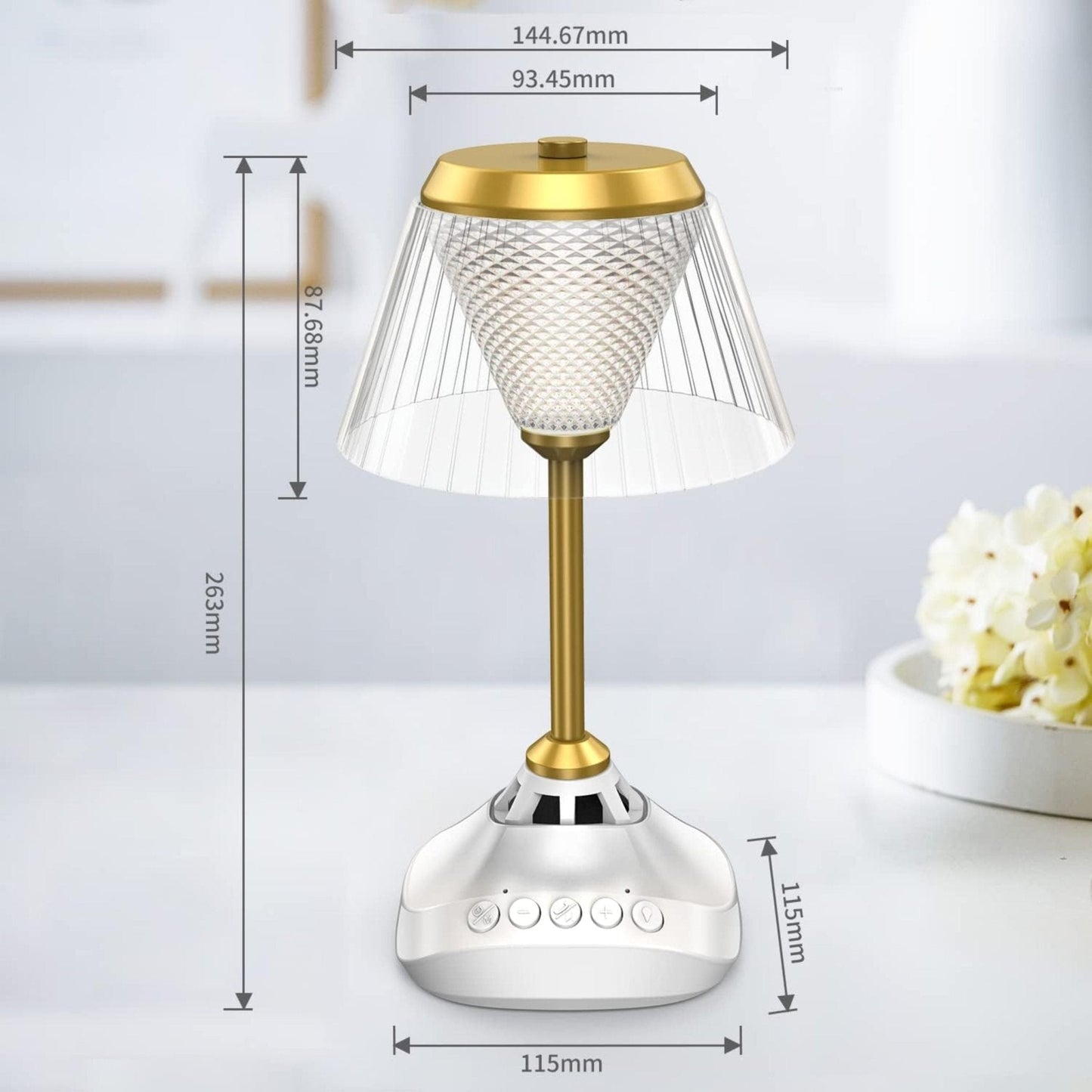 Desk Lamp Quran Speaker-2 SQ-918 - White