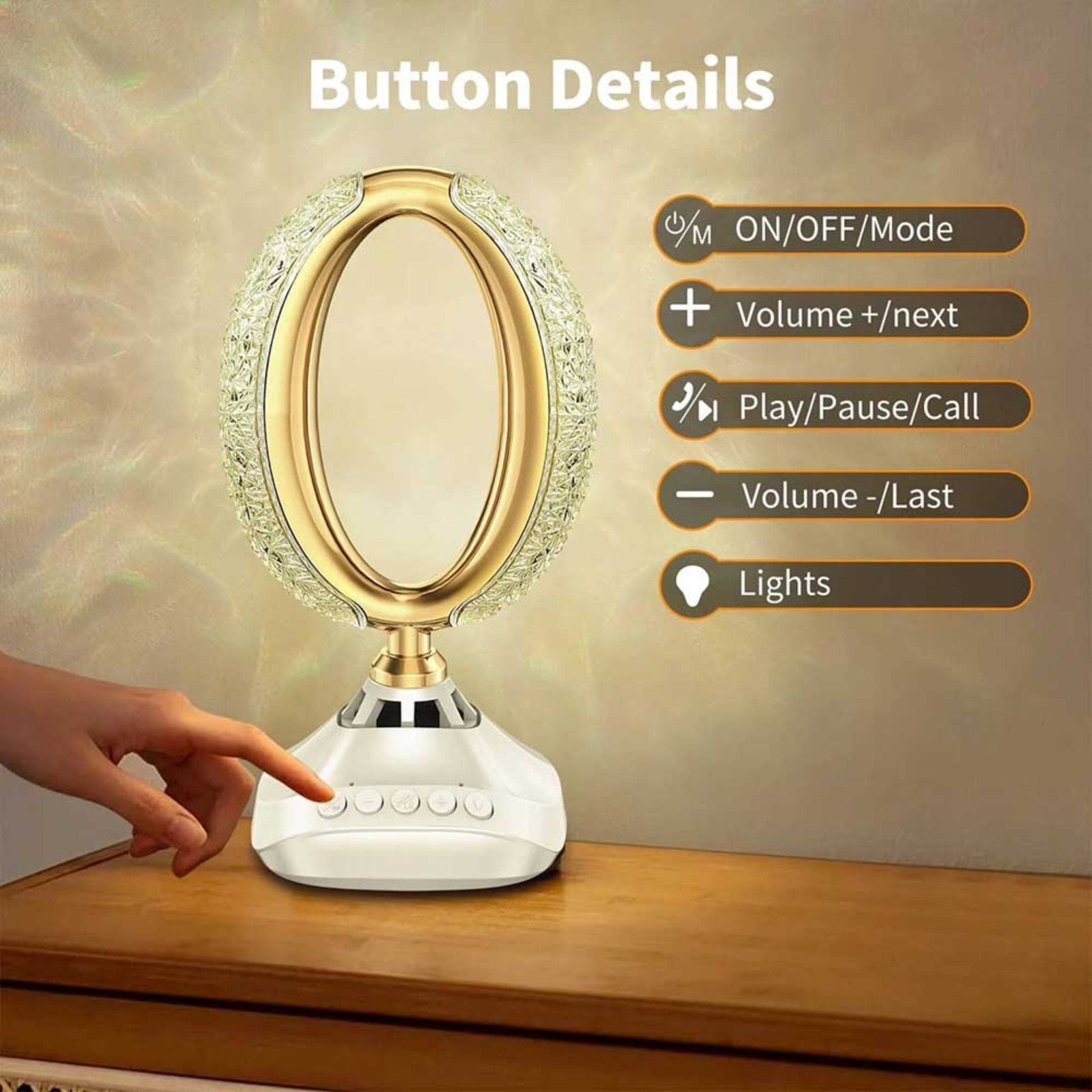 Desk Lamp Quran Speaker SQ-850 - White