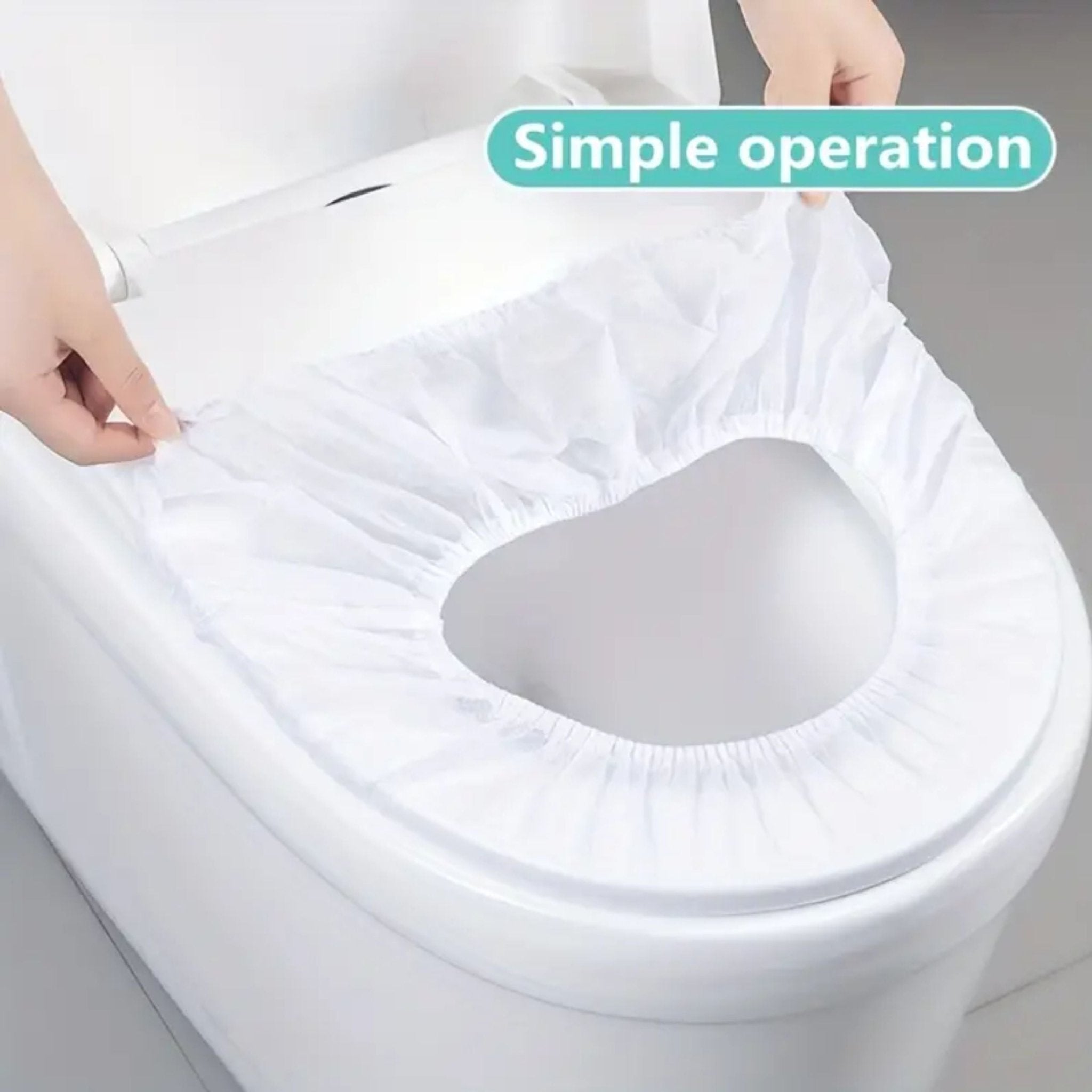 Disposable Toilet Seat Cushion - White