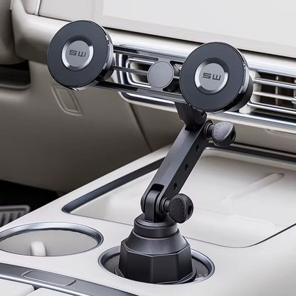 Dual Magnetic Cup Holder - Black