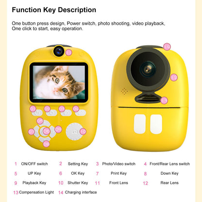 Dudu Print Camera (Yellow)