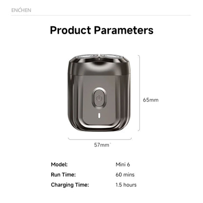 ENCHEN Mini6 Electirc Shaver - Silver