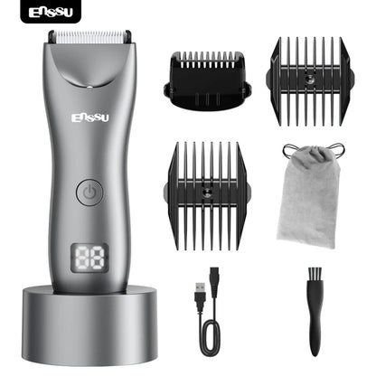 ENSSU Waterproof Hair Clipper - Gray