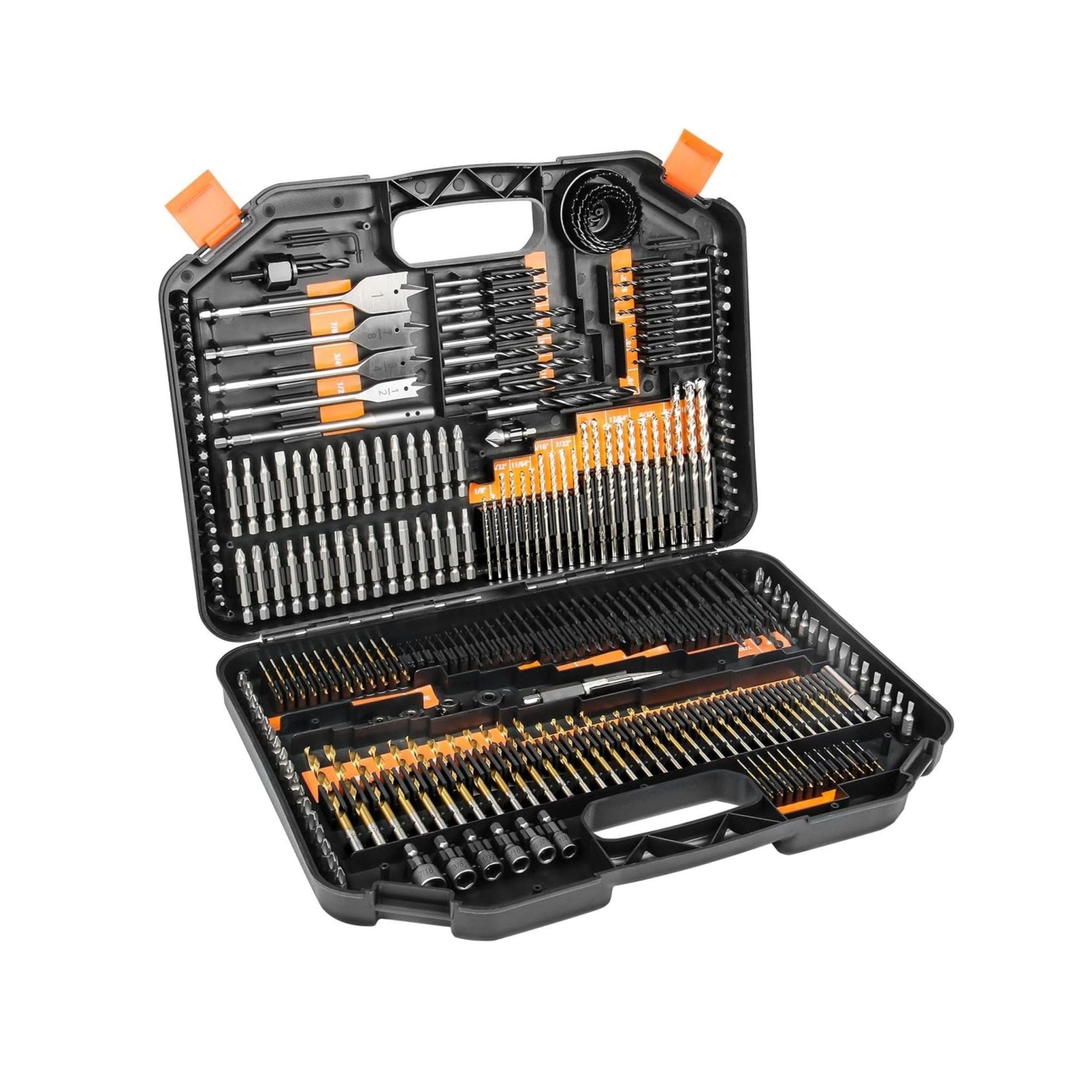Electric 21V Powerful Cordless Drill Set with 2 Batteries & 246-Pieces Drill Set