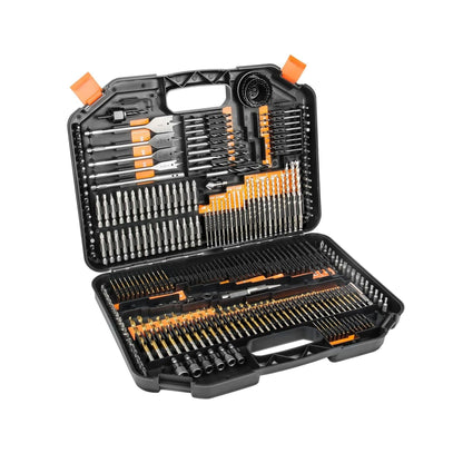 Electric 21V Powerful Cordless Drill Set with 2 Batteries & 246-Pieces Drill Set