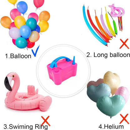 Electric Inflatable Balloon 220v Air Pump 73005 - Pink