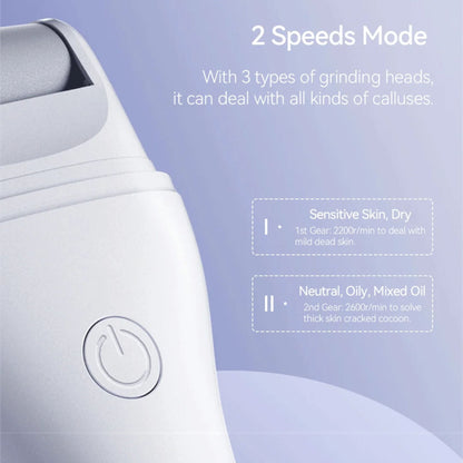 Enchen - Rock Electric Foot Callus Remover EMJ001 - White