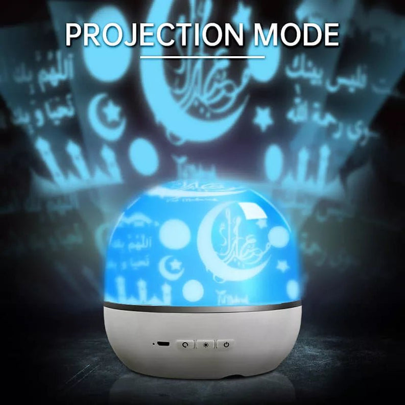 Equantu Rotating Projection Lamp Quran Speaker QB-526