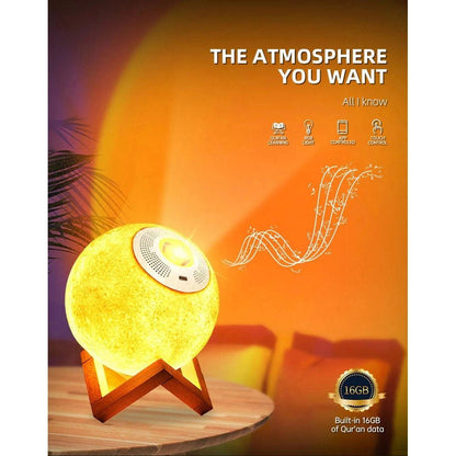 Equantu Sunset Moon Lamp Quran speaker SQ-175