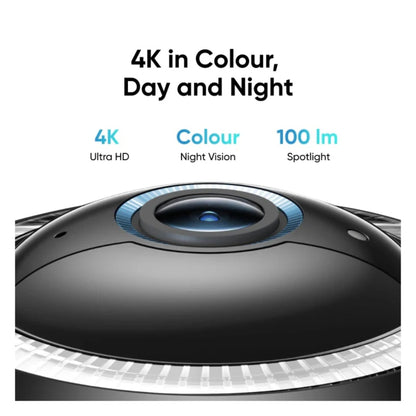 Eufy 4G LTE S330 4K Cam - White