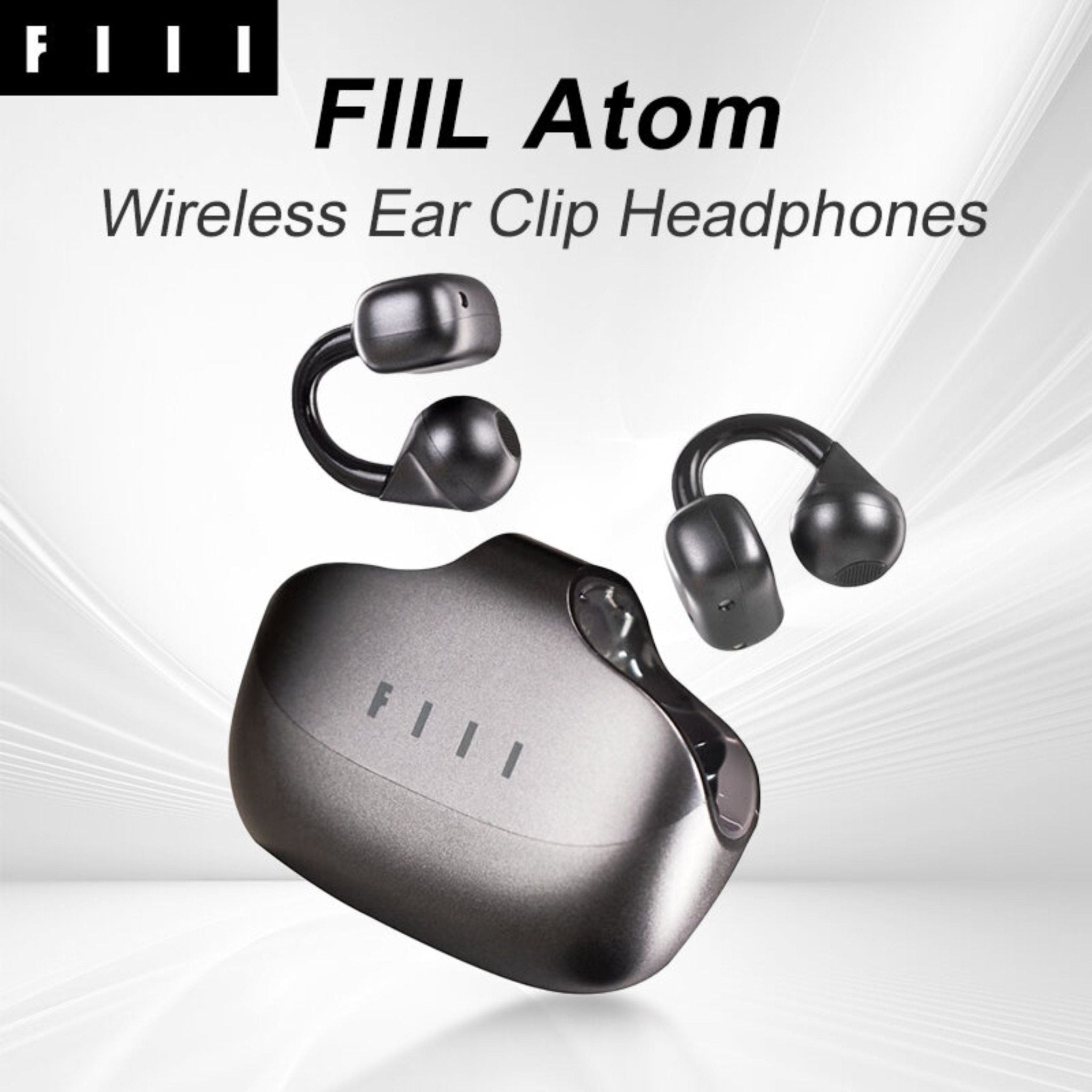 FIIL Atom Wireless Headphones Ear Clip Bluetooth Earbuds