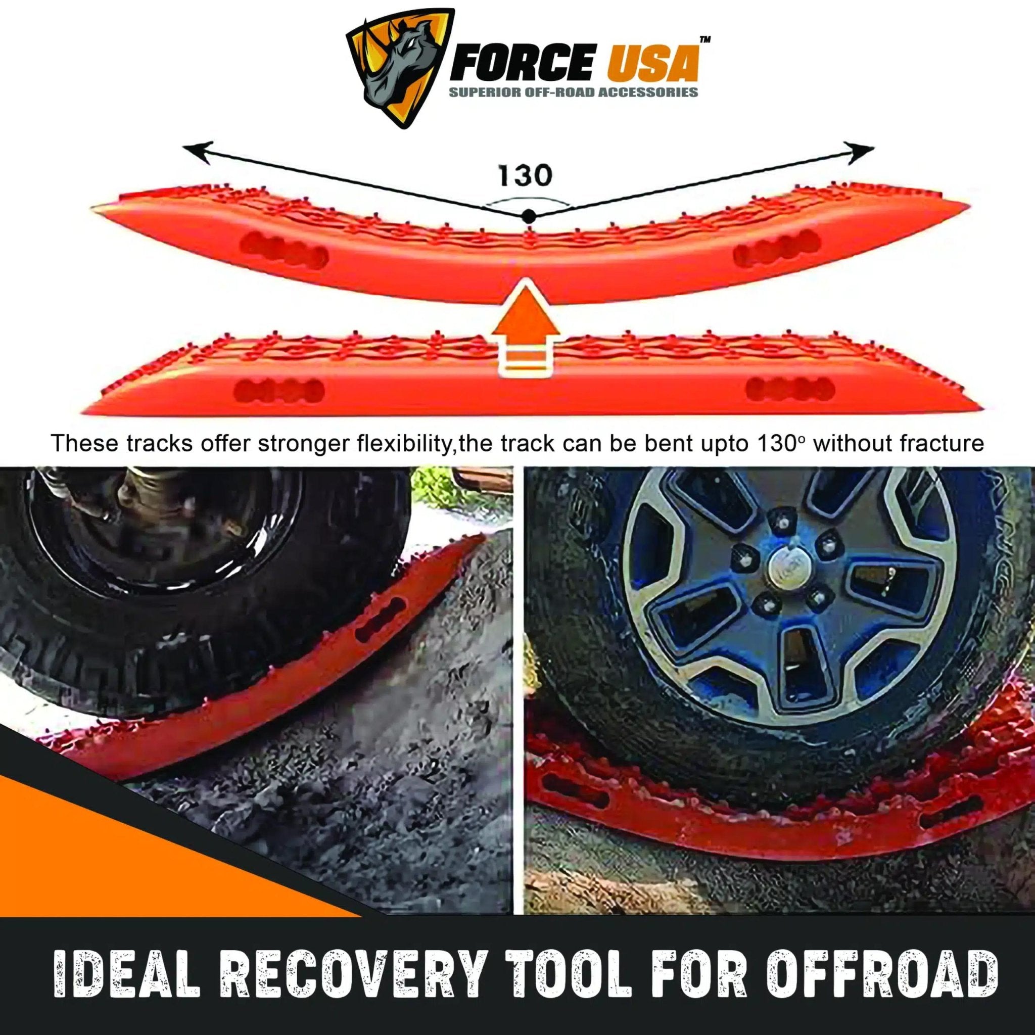 FORCE USA Recovery Track Board RTB001-A - Orange