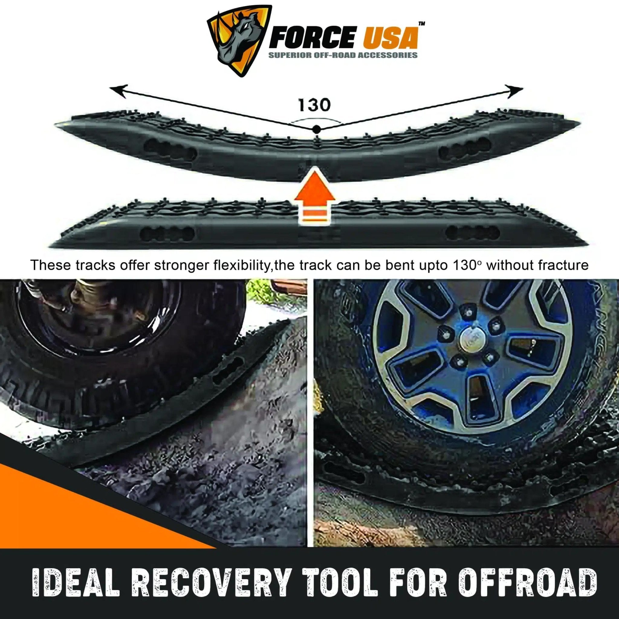 FORCE USA Recovery Track Board RTB001 - Black