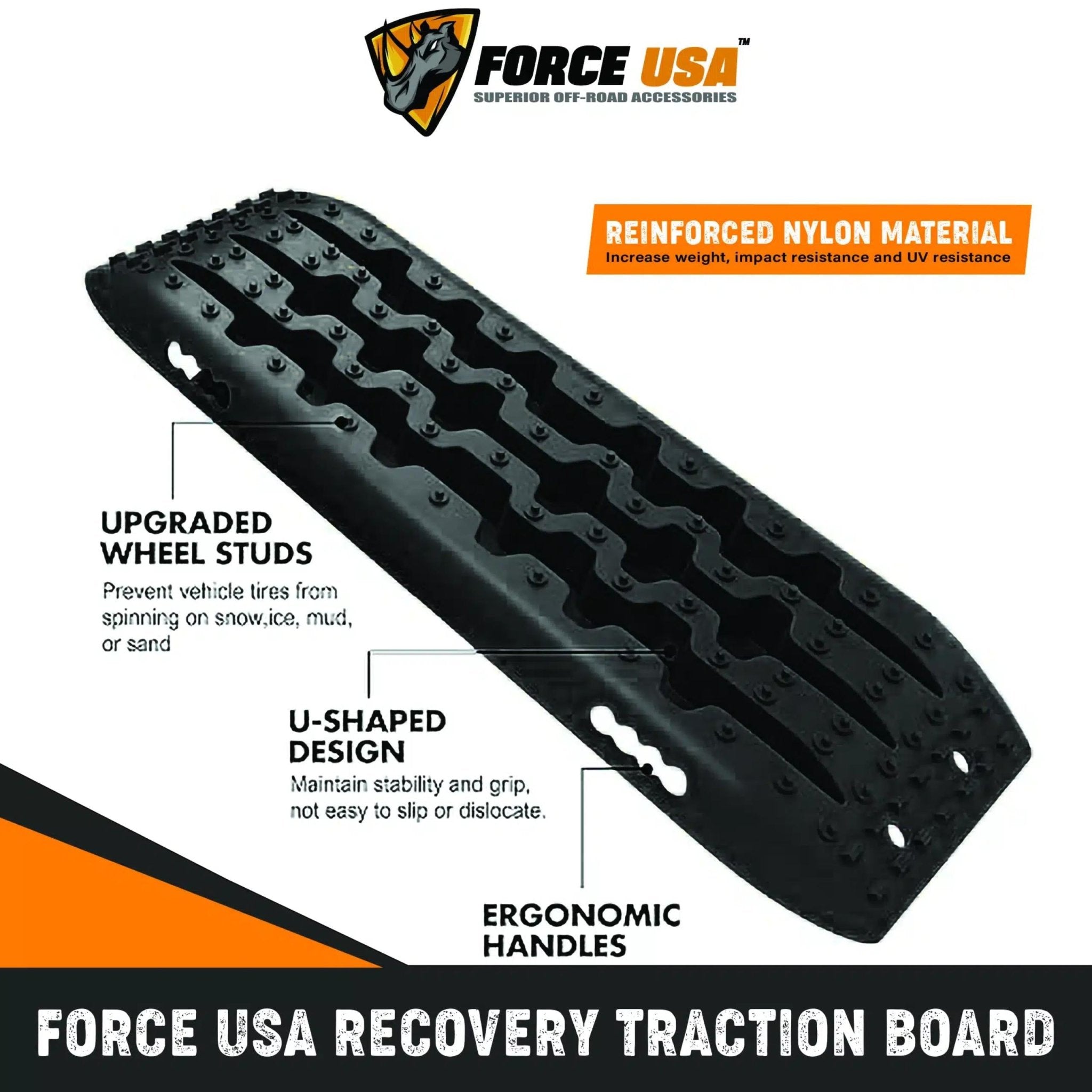 FORCE USA Recovery Track Board RTB001 - Black