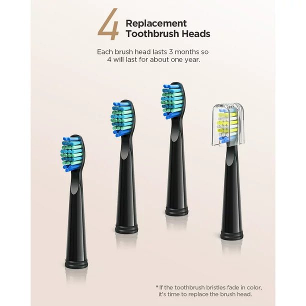 Fairywill Electric Toothbrush D7- Black