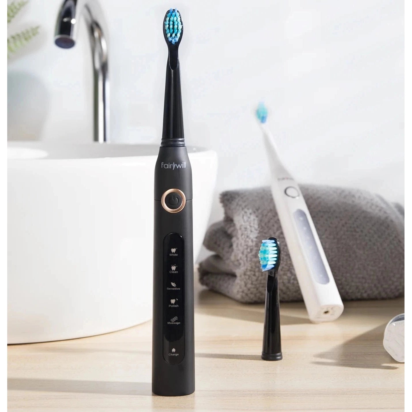 Fairywill Electric Toothbrush D7 Dual Pack FW-507