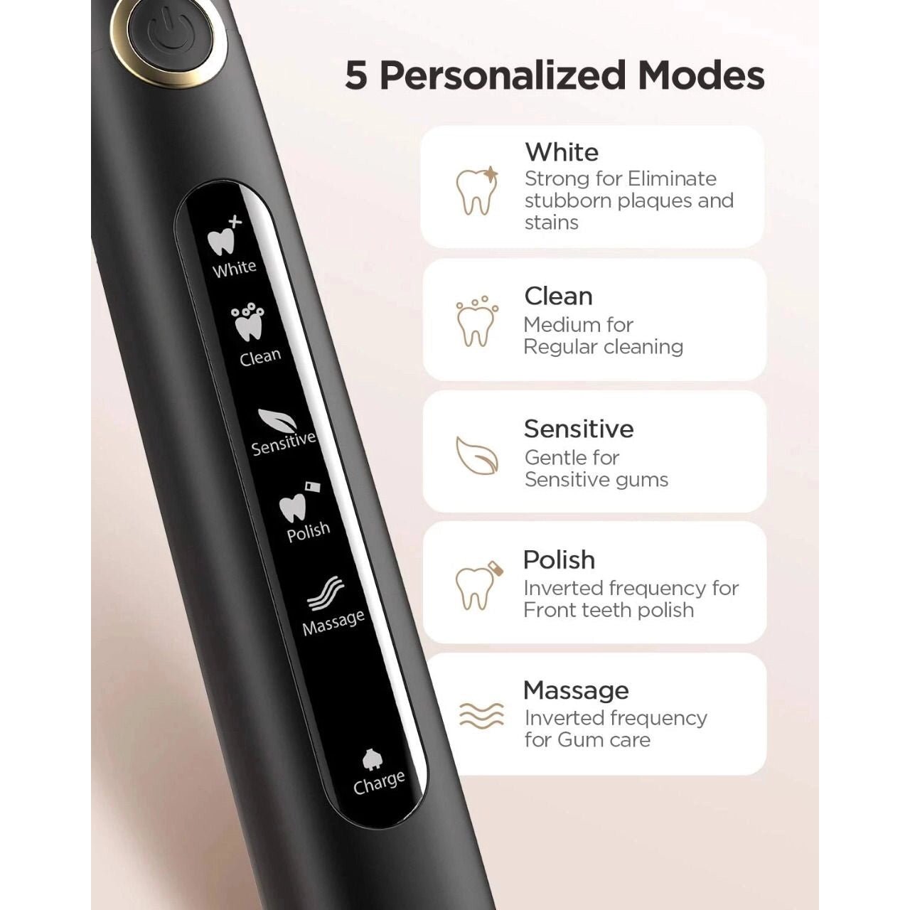 Fairywill Electric Toothbrush D7 Dual Pack FW-507