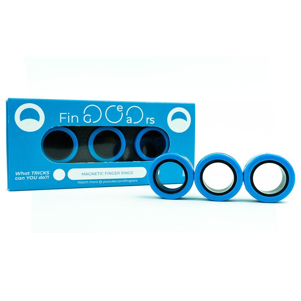 FinGears Magnetic Rings for Urban Lifestyle - Large - Blue