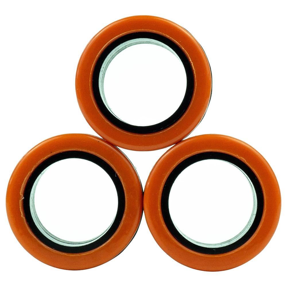 FinGears Magnetic Rings for Urban Lifestyle - Middle - Orange