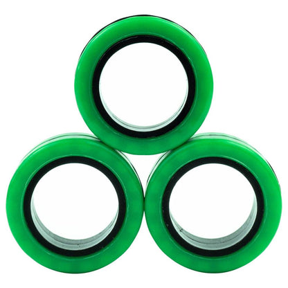 FinGears Magnetic Rings for Urban Lifestyle - Small - Green