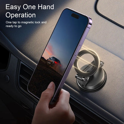 Foldable 360 Magnetic Car Phone Mount - Black