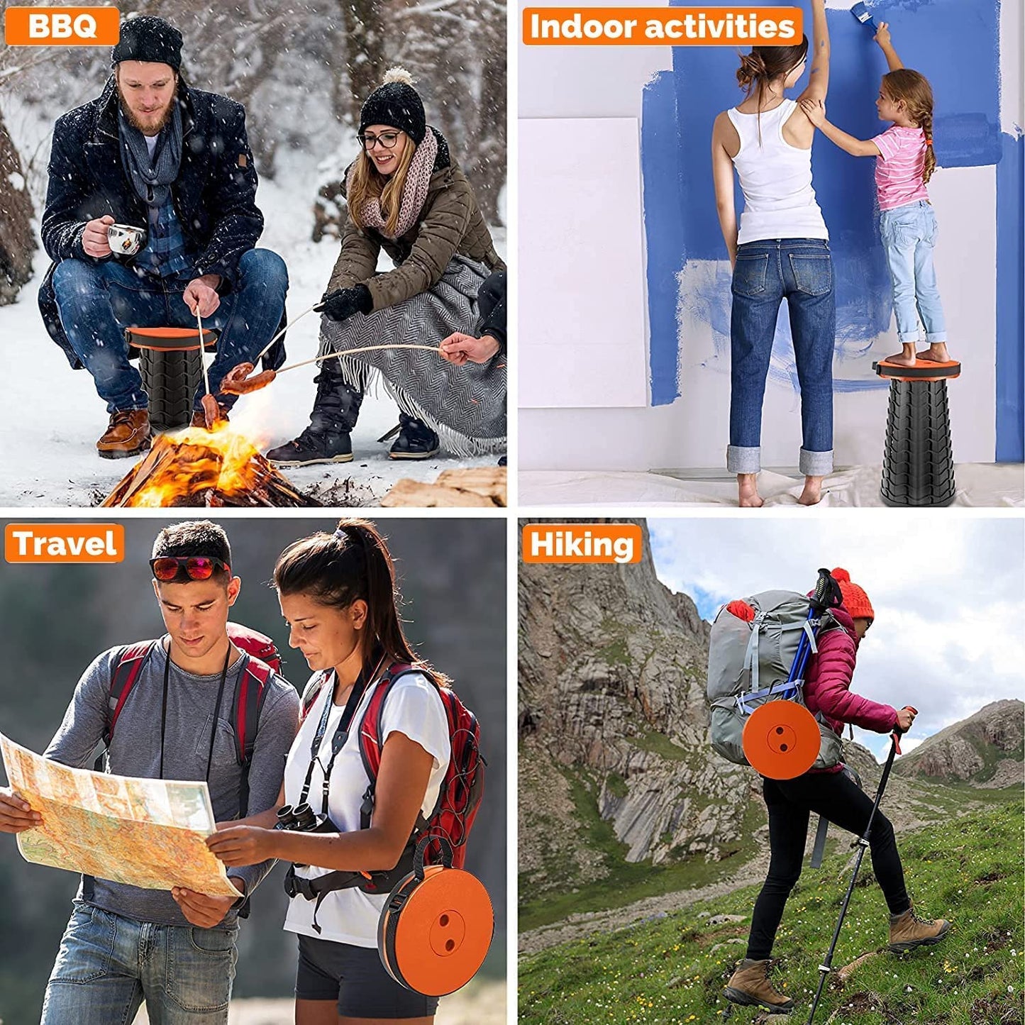 Folding Extension Stool