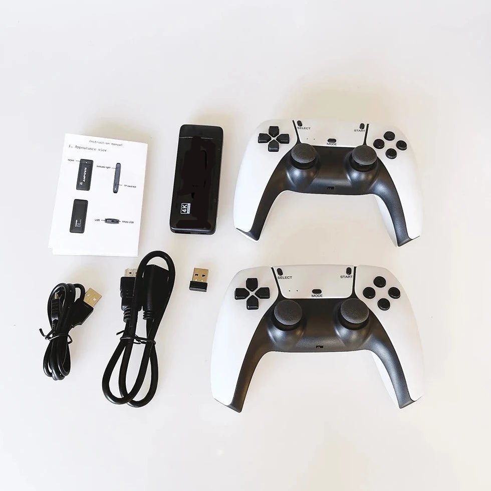 Game 2.4G Wireless Controller Gamepad 4K Ultra Hd Game Stick - White