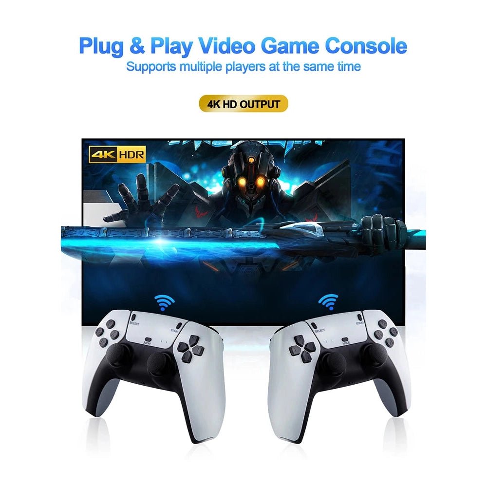 Game 2.4G Wireless Controller Gamepad 4K Ultra Hd Game Stick - White