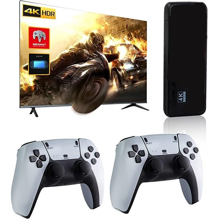 Game 2.4G Wireless Controller Gamepad 4K Ultra Hd Game Stick - White