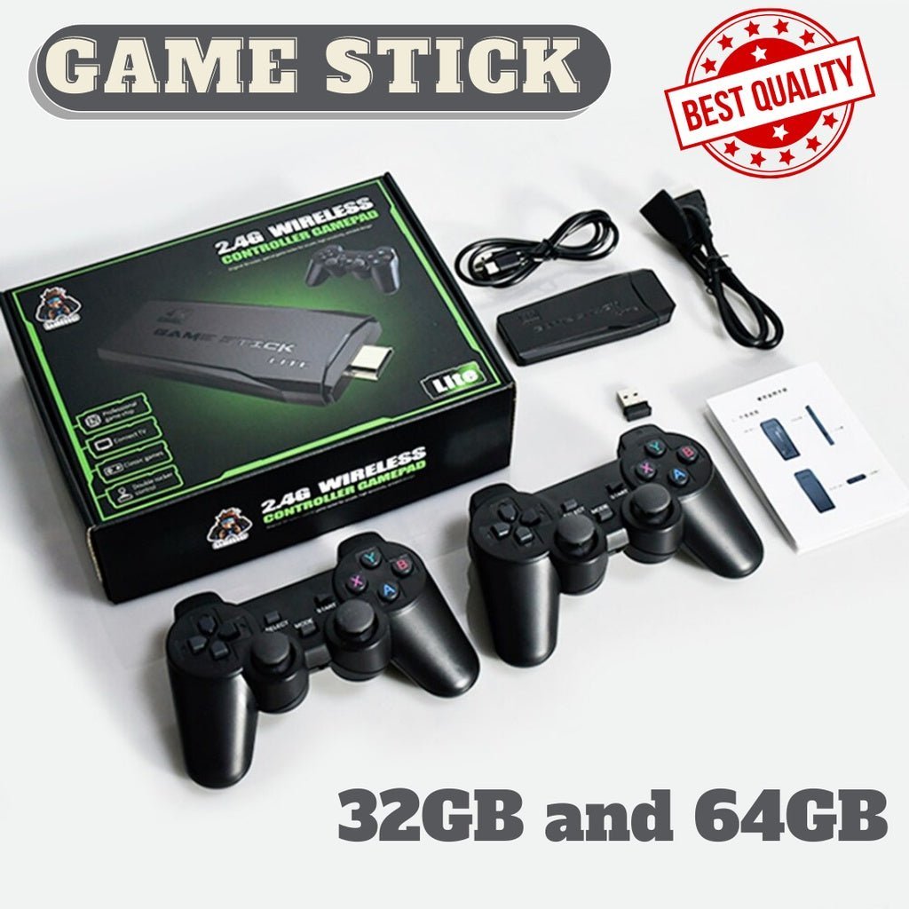 Game 2.4G Wireless Controller Gamepad 4K UltraHD Game Stick