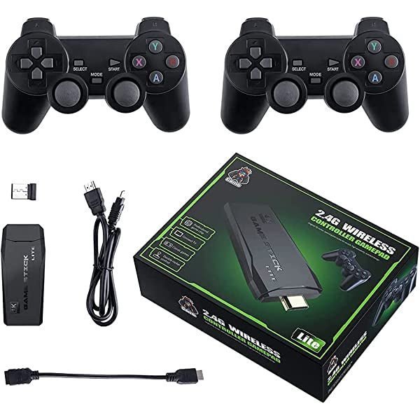 Game 2.4G Wireless Controller Gamepad 4K UltraHD Game Stick