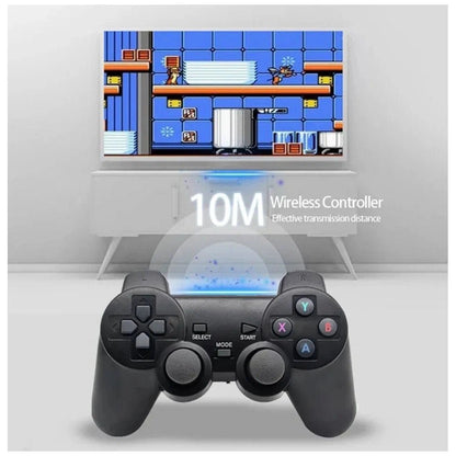 Game Box 8k Ultra HD Set-Top Box Android TV+Dual System Retro Game Stick - Black