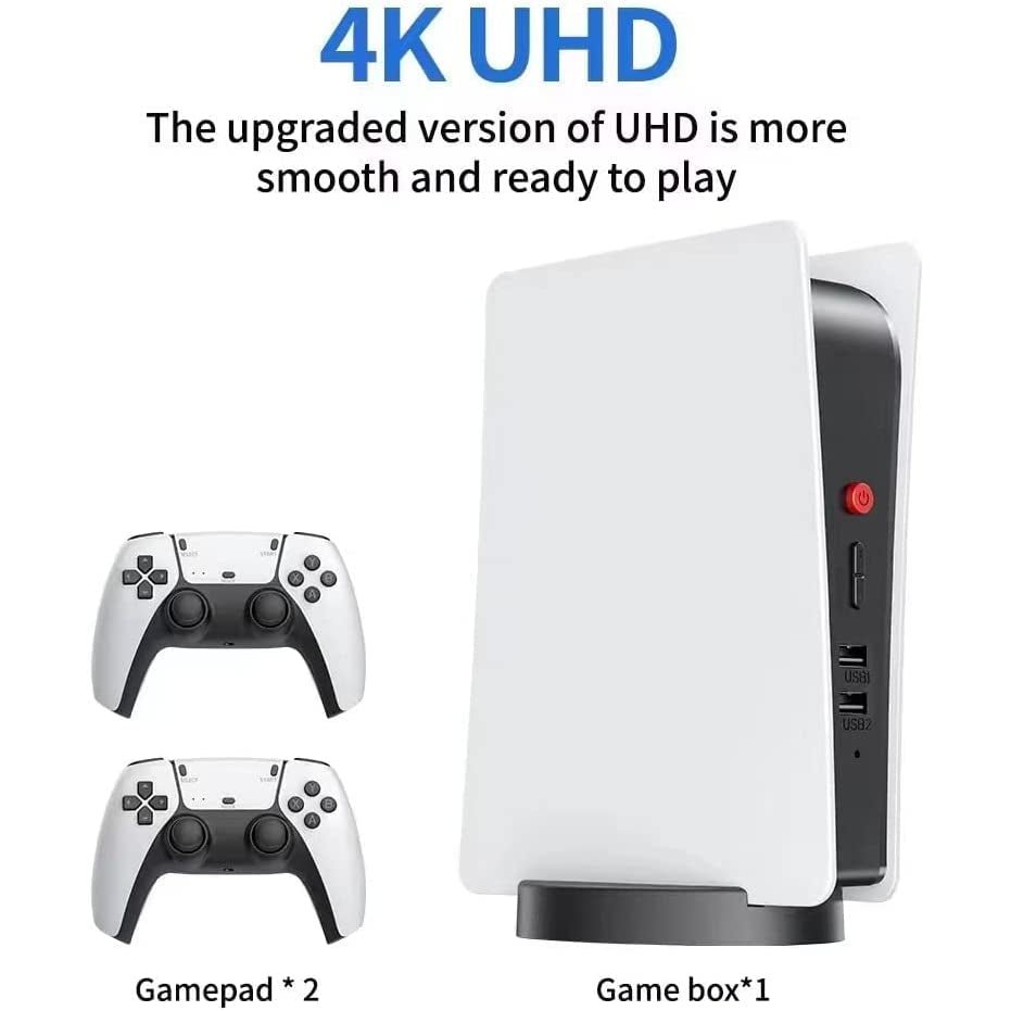 Game Console 2.4gb Wireless Controller Game Station, 4K HD Output
