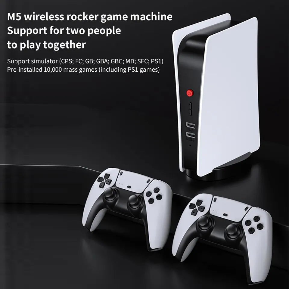 Game Console 2.4gb Wireless Controller Game Station, 4K HD Output